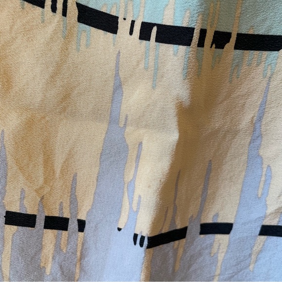 100% silk Tibi Modern Pastel Tank - Picture 3 of 7